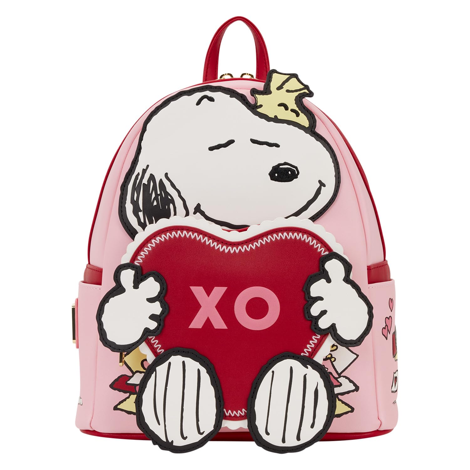 Peanuts Cherry Blossom Snoopy Pink Mini Backpack Loungefly NWT New! Available Now: Loungefly Peanuts Cherry Blossom Snoopy  main image 2
