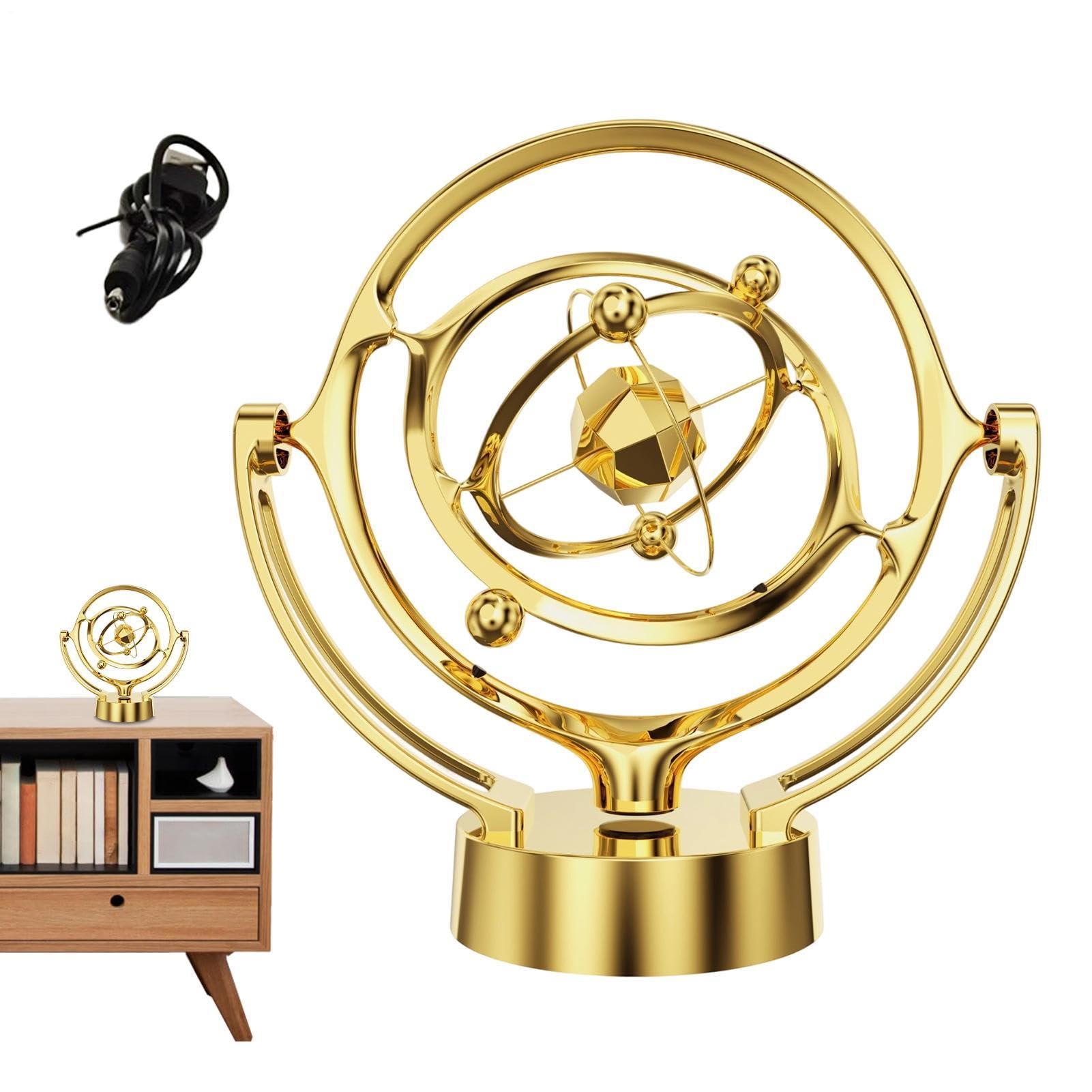 Máquina de movimiento perpetuo ornamento celeste dinámico electrónico para colección 8