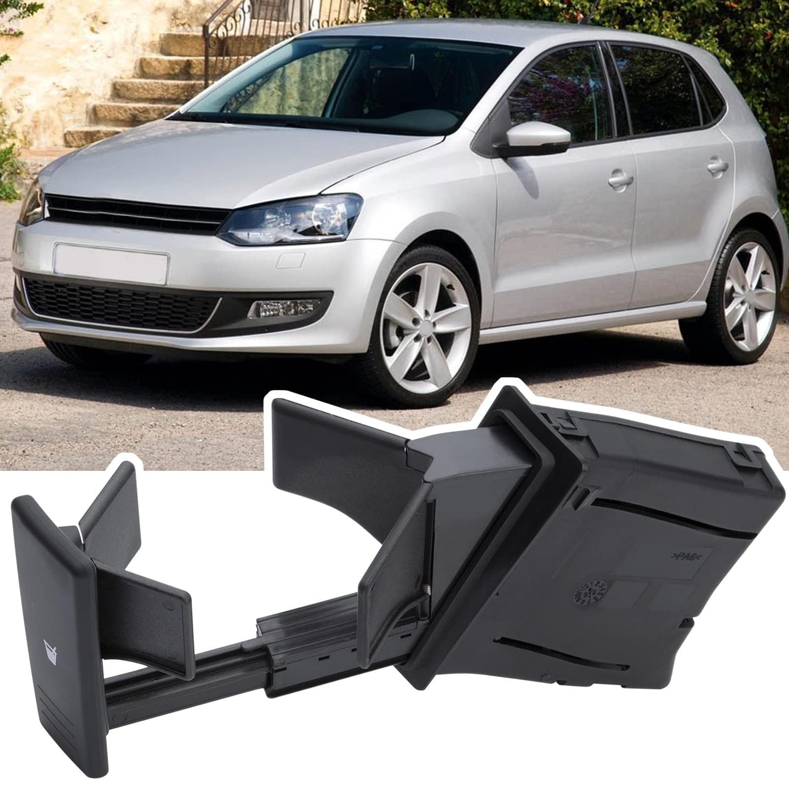 Porte-gobelet Avant Droite Pliable Fente pour Polo 9N 2002-2010 6Q0858602E 6Q0 858602E 6Q0 858 602E