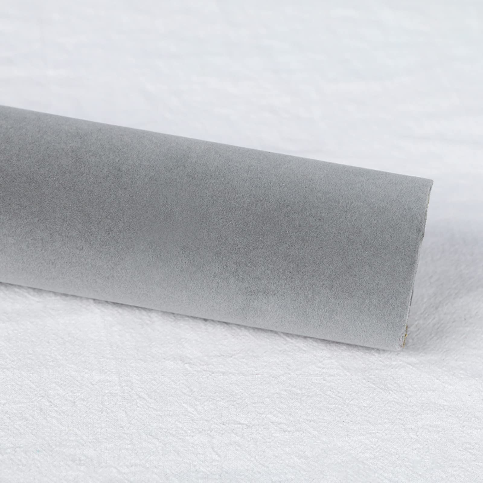 Samoprzylepne meble Naklejka Liner, Samoprzylepna tkanina filcowa o szerokości 148 cm, papier samoprzylepny do szuflad, komód, szafek i ekspozycji biżuterii(Silver Grey,1.48 * 10m)