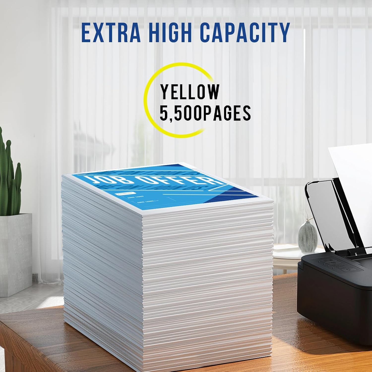 for Xerox C310 C315 Toner Cartridge,5500 Pages Extra High Capacity Replacement 006R04367 Compatible 006R04359 Standard Ink Cartridge for Xerox C315DNI C310DNI Color Multifunction Printer (Yellow)