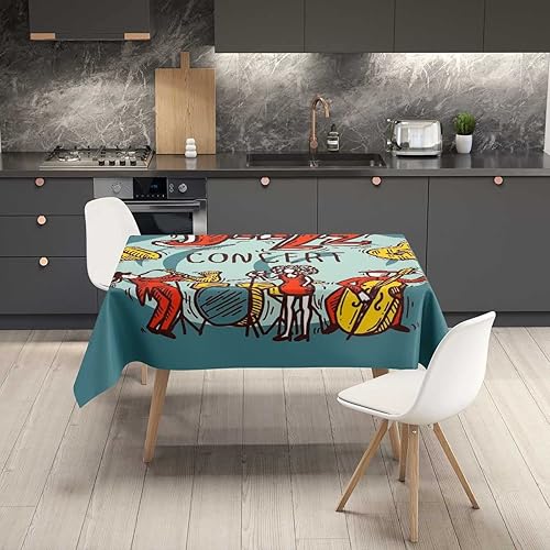 Vista 22 de Mantel Redondo para mesa de 4 sillas, morado y rosa, naranja, mantel para exteriores, 30 x 30 pulgadas