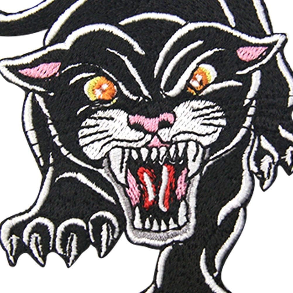 The Roaring Carnivorous Panther Patch Embroidered Applique Badge Iron On Sew On Emblem image 2