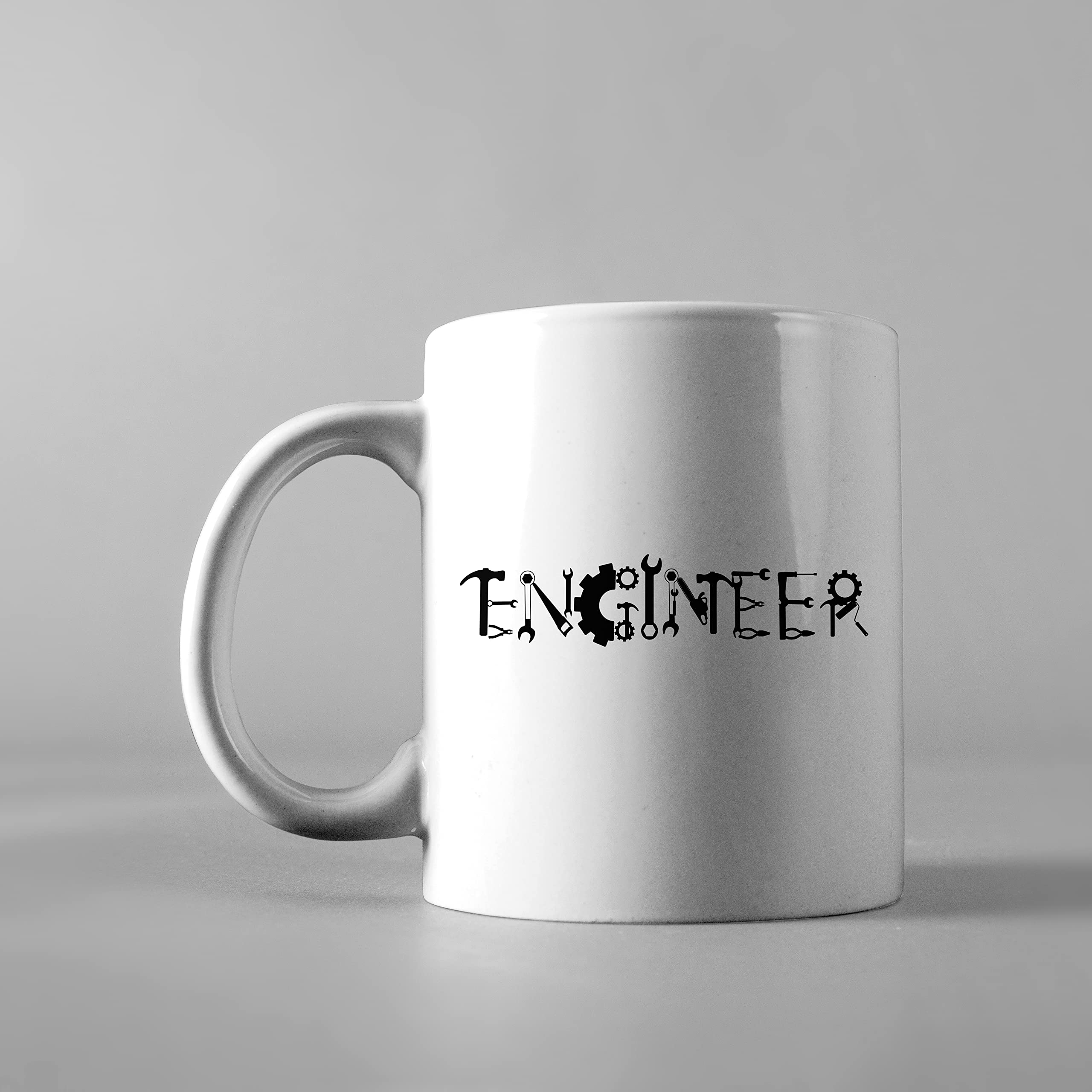 Giftmate Engineer Coffee Mug | White Ceramic Coffee Tea Mug | Unique Novelty Gift Idea for Engineer | Gifts For Engineer Engineering Student Graduation Gift