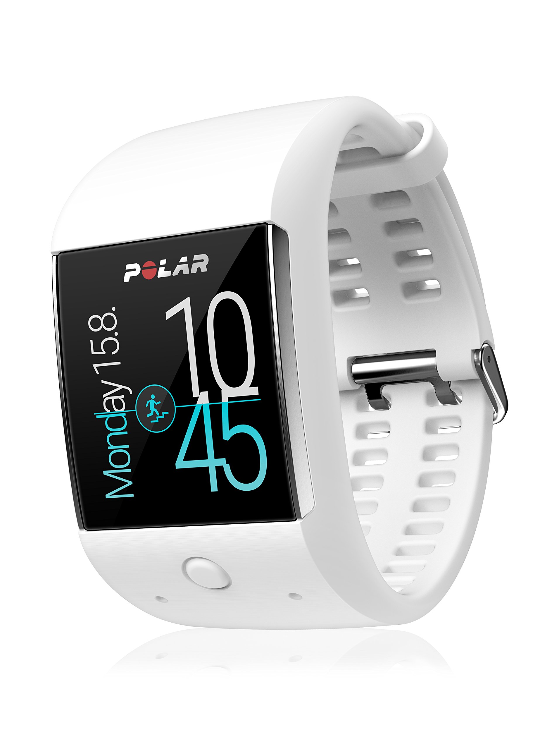 Polar M600 Fitness Tracker Smart Watch with 6 LED Optical HR Sensor - White