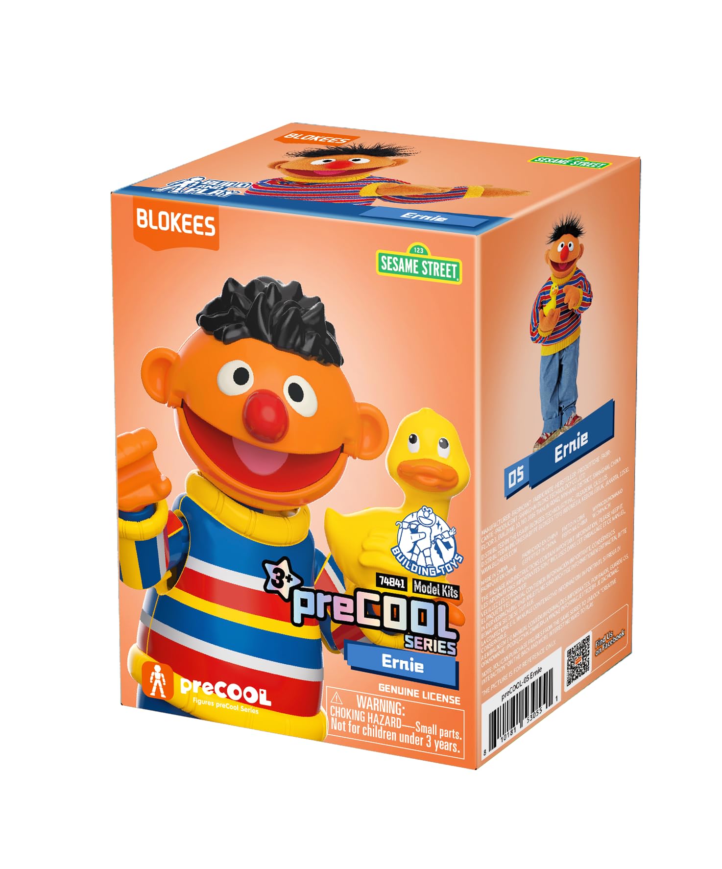 BLOKEES Enrique figure holding a yellow rubber duck