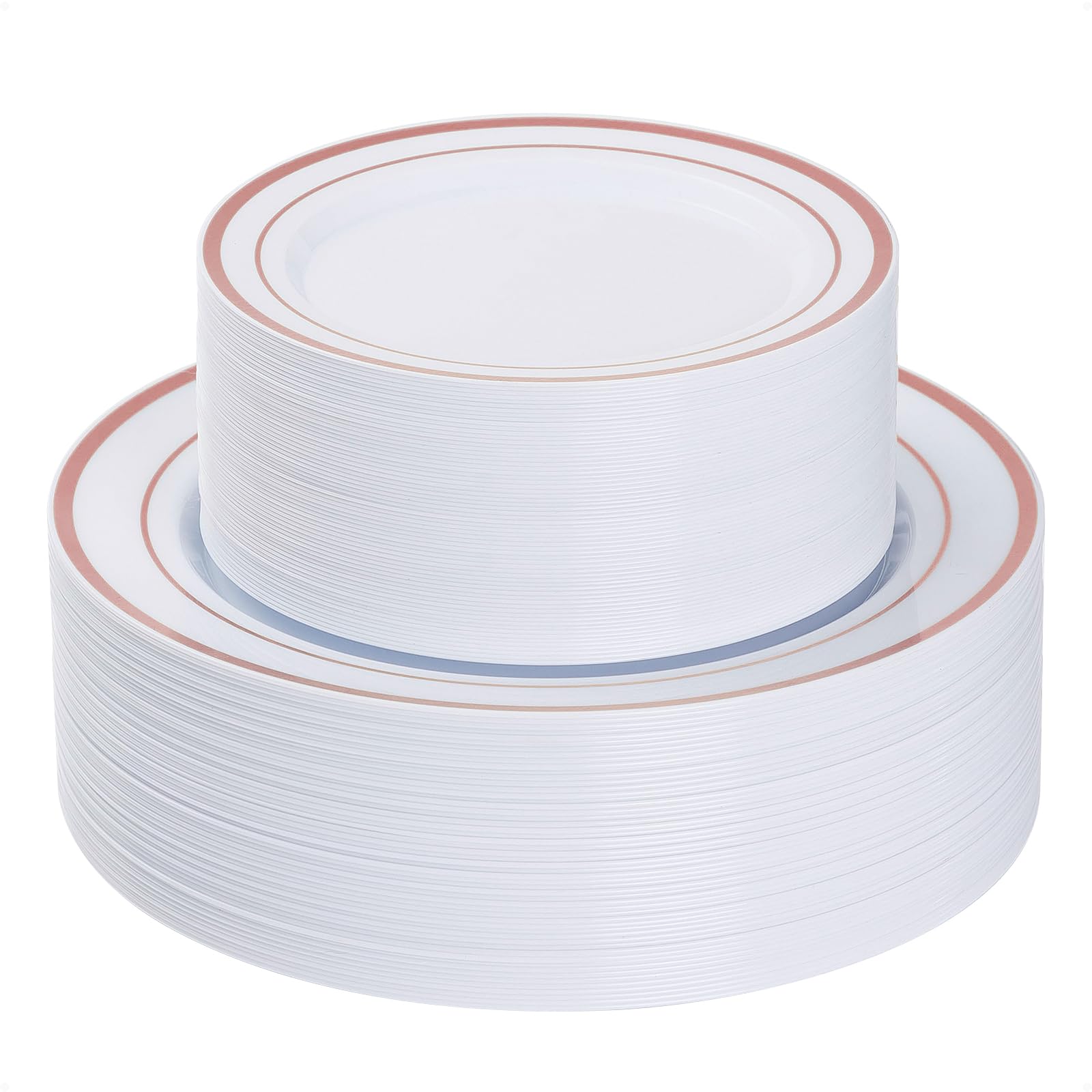 Gold Plastic Plates - 200 Pack, Heavy Duty -21