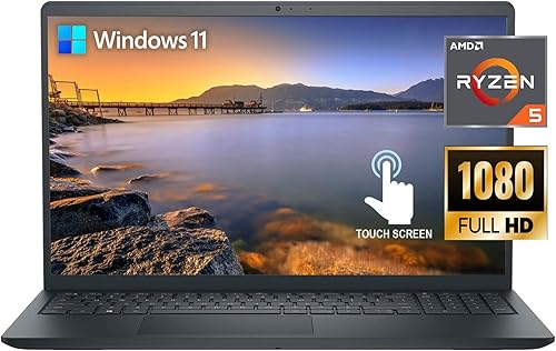 Dell Inspiron 15 3535 - Computadora portátil de negocios FHD con pantalla táctil de 15.6 pulgadas, procesador AMD Ryzen 5 7530U (Beats i7-1165G7) 16