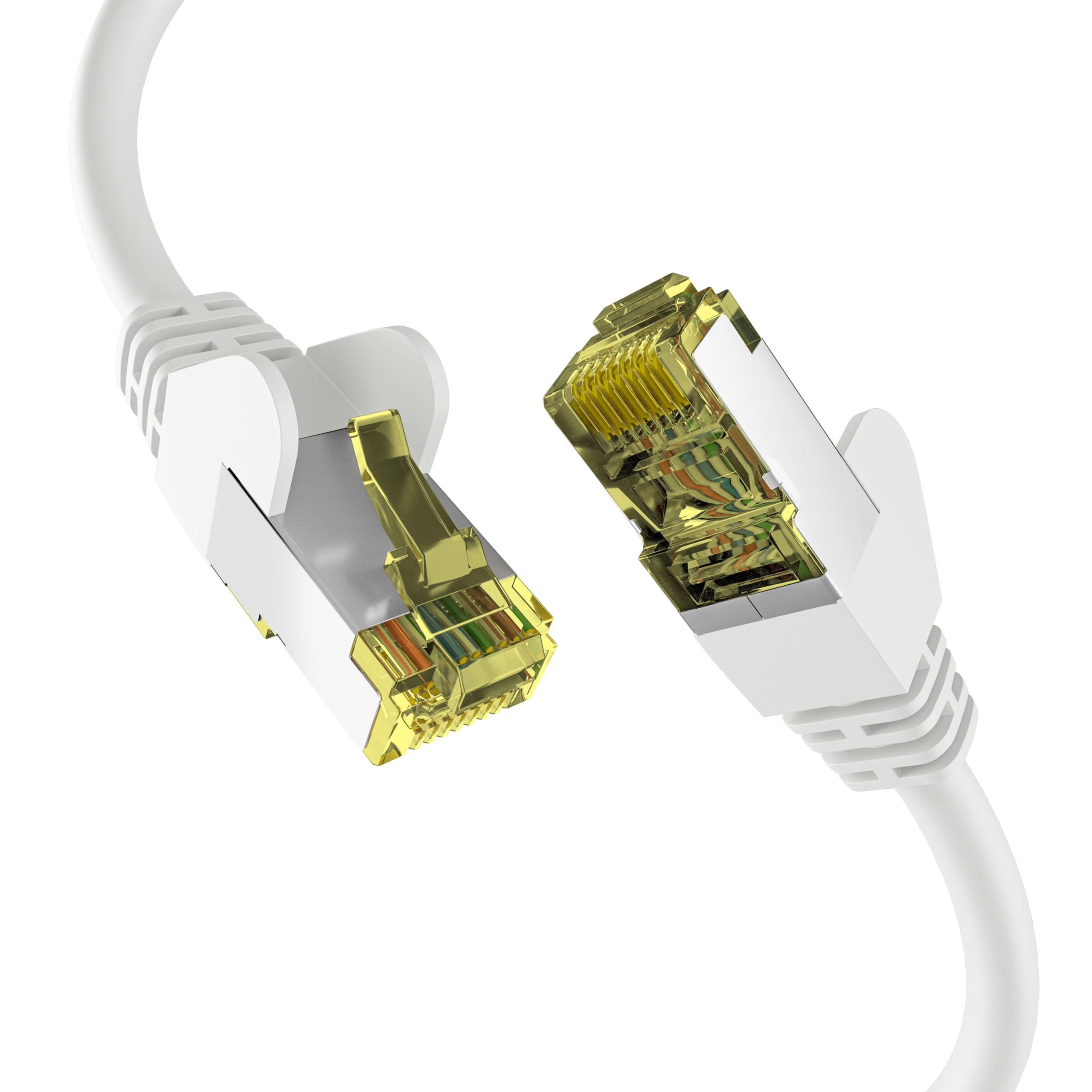 EFB-Elektronik CAT6a biały 25 m kabel krosowy S/FTP PIMF