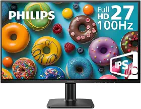 PHILIPS 27E2N1100 Novo monitor IPS Full HD (1920 x 1080) 100Hz, VESA, HDMI x1, porta VGA x1, cuidados com os olhos, garantia de substituição antecipada de 4 anos