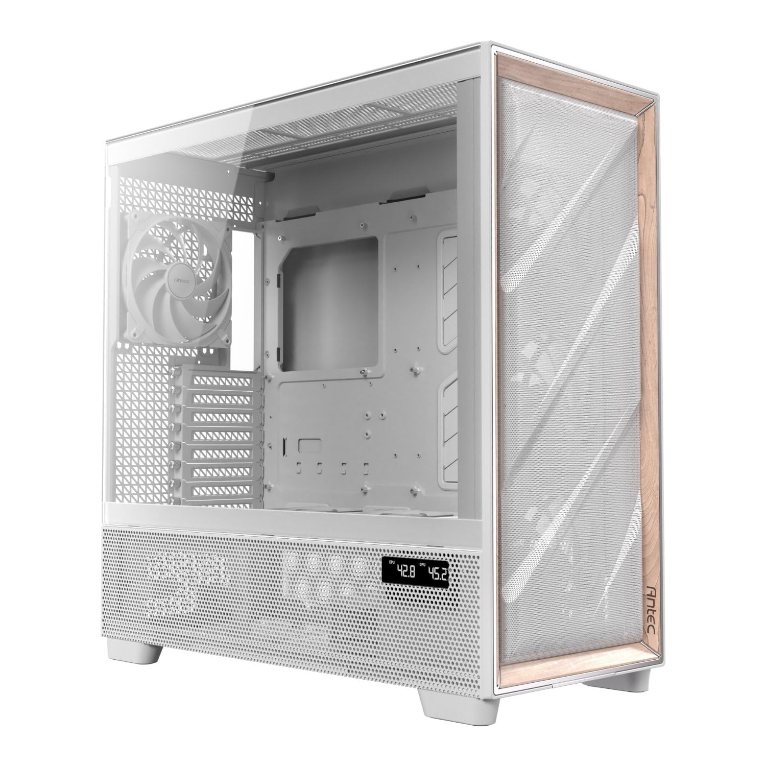 Antec Geh Antec Flux Pro White Midi Tower Wei? Retail (0-761345-10156-1)