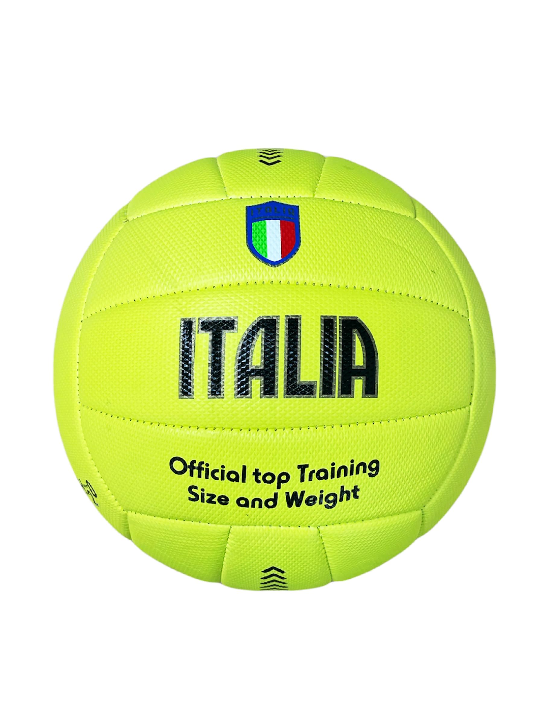 Mikado Sport Italy Model Volleyball Ball Beach Volleyball Made of HF PVC. Large Size for Training Match. Adults Boys and Children (Yellow)