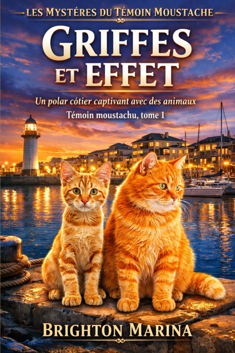 GRIFFES ET EFFET: Un polar côtier captivant avec des animaux (Témoin moustachu, tome 1) (Les Mystères du Témoin Moustache)
