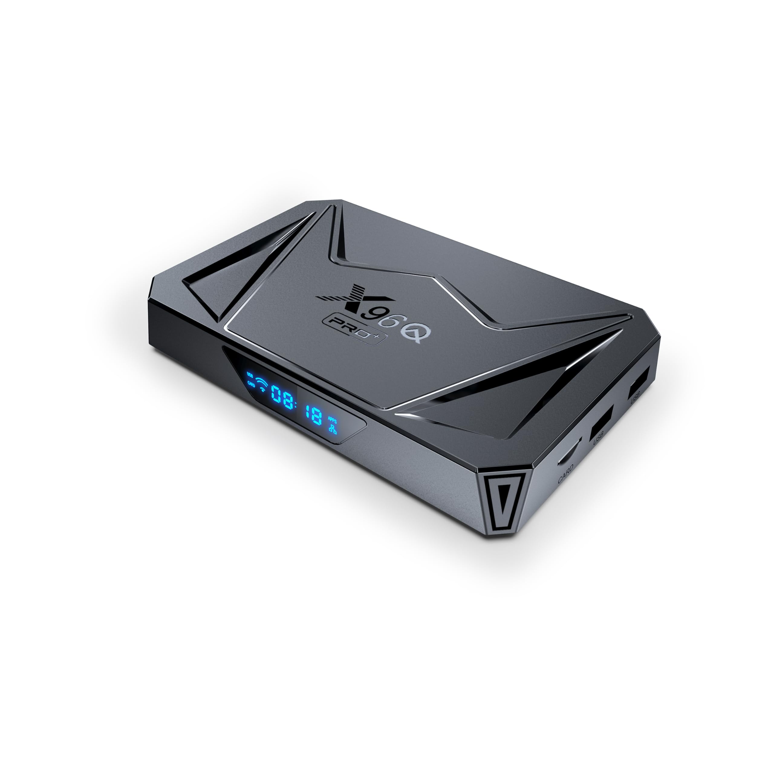 Android Box 14.0 TV Box X96 con 4GB RAM 64GB ROM X96Q Pro+ H728 Quad-core 64-bit ARM Cortex-A55 Supporta 8K 2.4G/5.8G Dual WiFi 6 BT5.0 USB 3.0