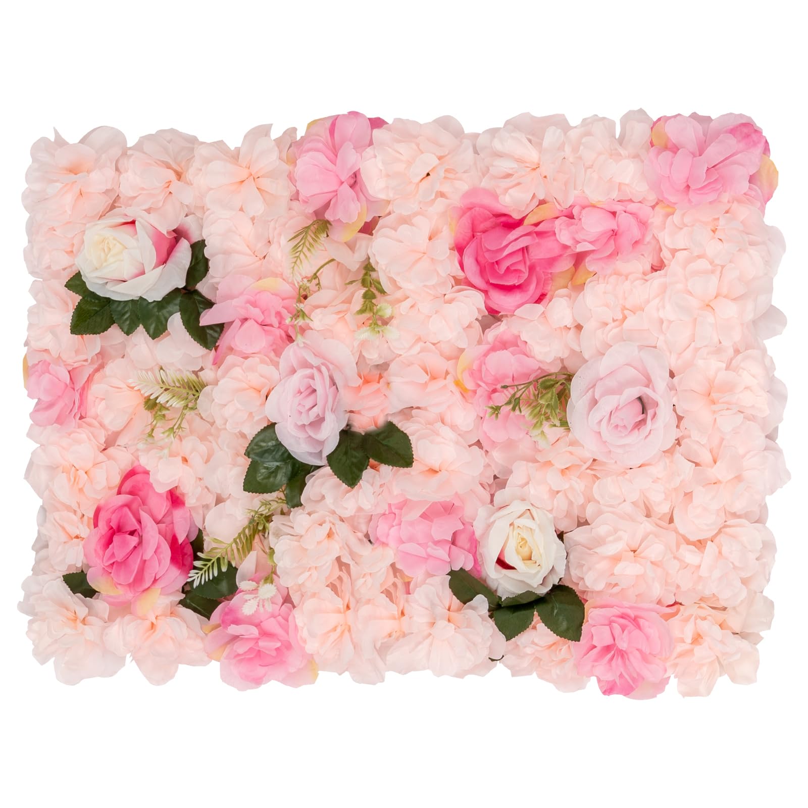 Pannello da parete con fiori, artificiali, rosa, dalia piante acquatiche, parete floreale per matrimonio, decorazione, sfondo per giardino, balcone, terrazza, eventi, decorazione fai da te