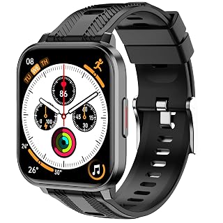 Smart Watch with Ai Functions GPS Tracking for Android Phones and iPhone Compatible Bluetooth Call Message Alert Heart Rate/Sleep/Monitor IP68 Waterproof for Men Women - Amazon product rated Grade A
