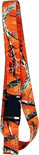 R and R Imports APC Orange Camo Pattern Blaze Hunting Keychain Breakaway Lanyard