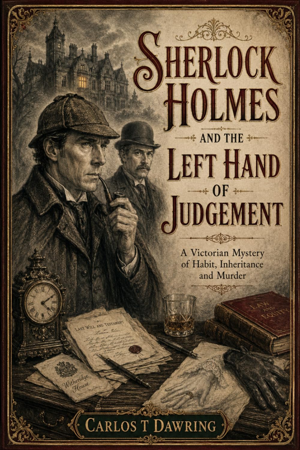 Sherlock Holmes and the Left Hand of Judgement: A Victorian Mystery of Habit, Inheritance and Murder (The Carlos T Dawring Victorian Murder Mysteries)