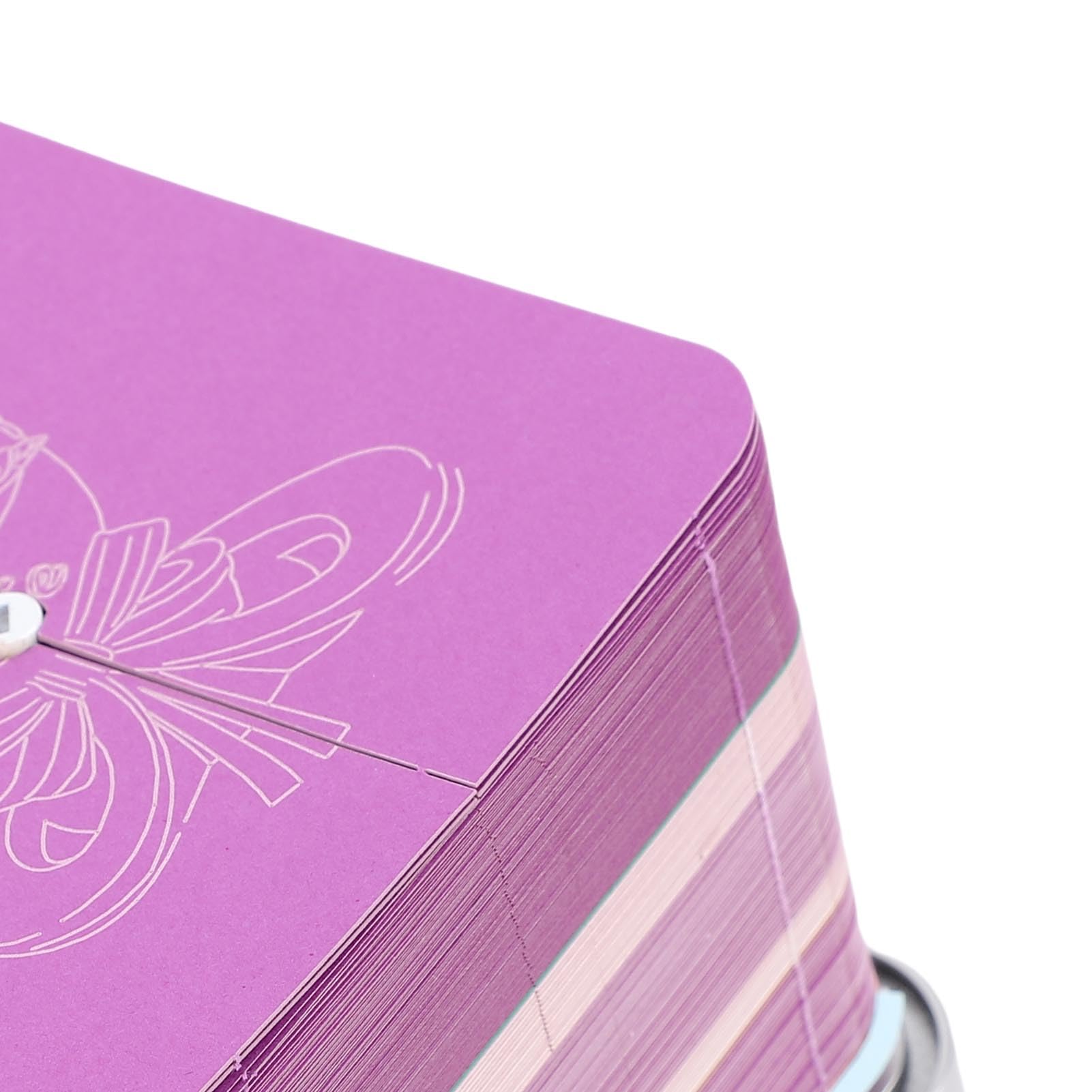 SIXRUN Rose 3D-Notizblock, Papierschnitzkunst-Notizblock mit Licht und 2026-Kalender, Handriss-Notizskulptur, 9,8 X 9,8 X,3 Cm, für Büro, Zuhause, Studenten (PURPLE)