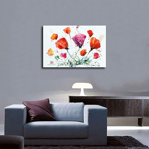 Miniatura 40 de Póster artístico de Dean Crouser 8 impresiones artísticas de colibrí, acuarela sobre lienzo, póster de decoración de pared, pinturas para sala