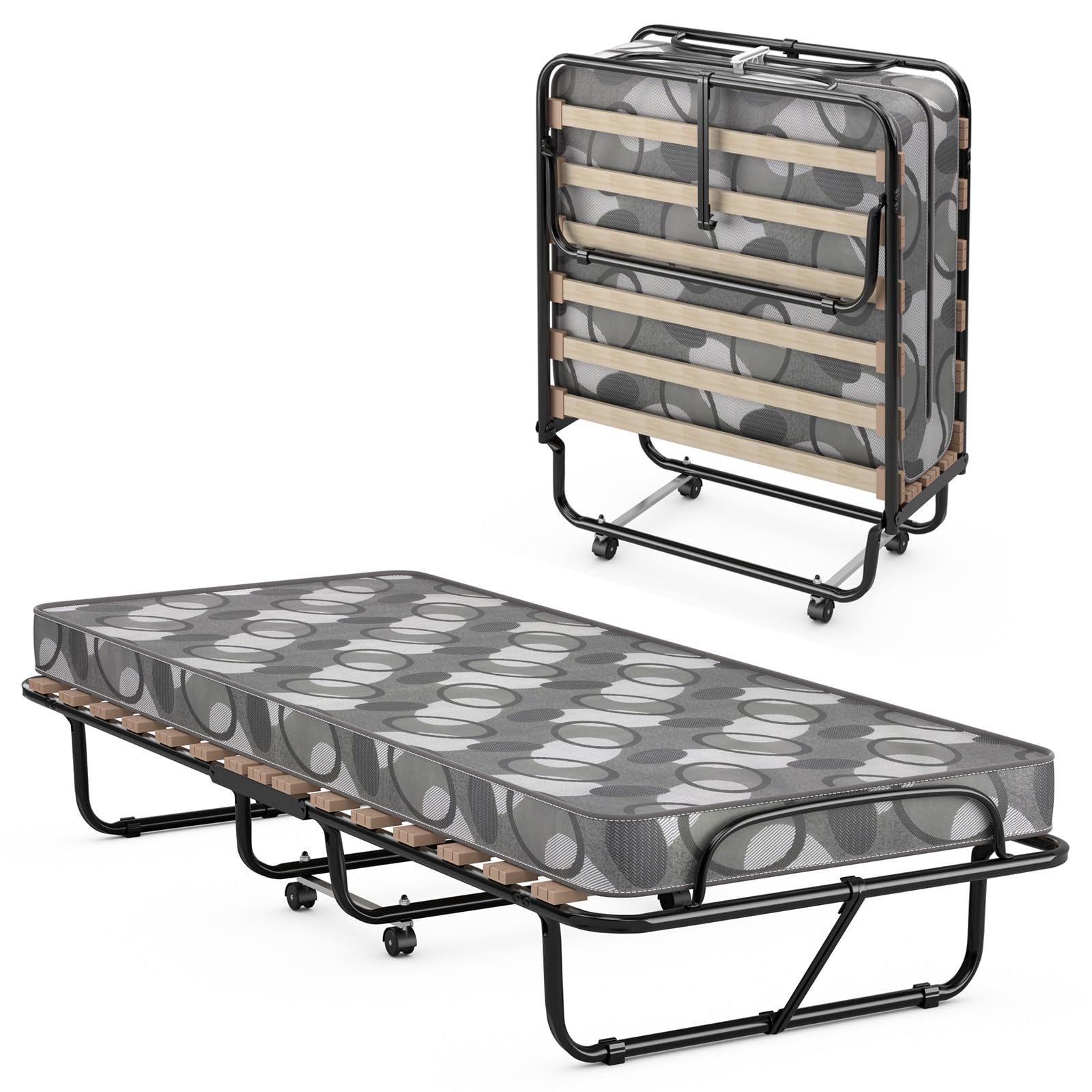 Stabiles Klapp bett aus Edelstahl Tragbare wasserdichte Klapp betten für Camping Stabiles Klapp bett aus Edelstahl Tragbare wasserdichte Klapp betten für Camping