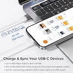Basesailor USB to USB C Adapter for iPhone 17 Pro Max,17e 16 15 Charger | Type C Female to USBA Male Converter 2Pack for Apple Watch iWatch S11 10,AirPods Pro 4,iPad mini 7 Air,Samsung Galaxy S26 S25
