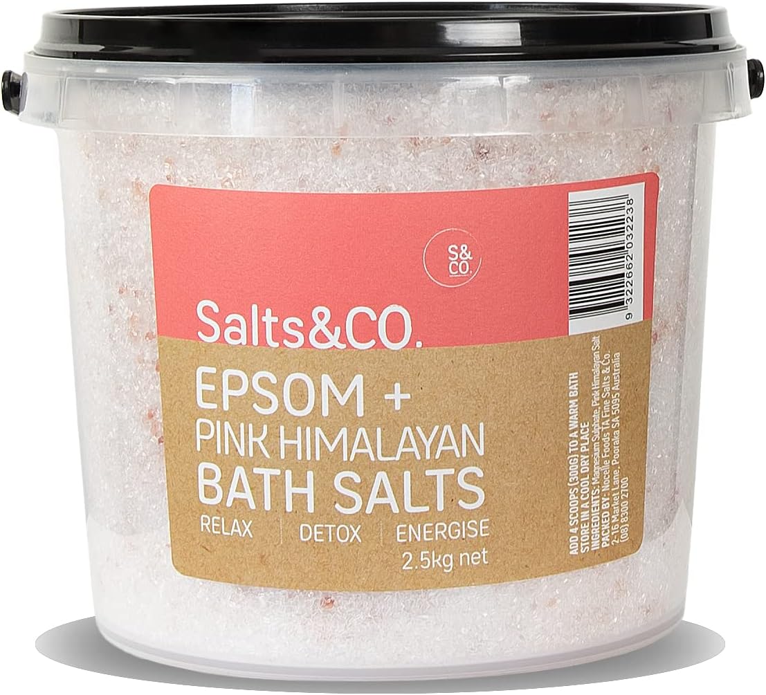 Salts & Co. Epsom Himalayan Bath Salts Pail 2.5 kg Beauty