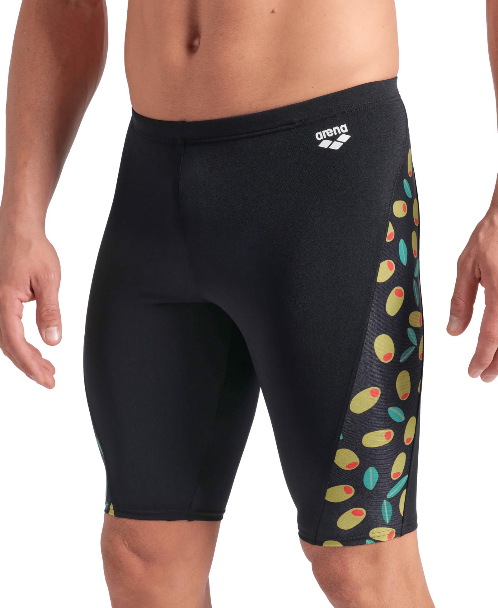 ARENA Performance Men's Funny Prints Collection Olives Jammer Tight Swim Shorts Costume a Pantaloncino Uomo