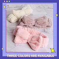 Vista 5 de WSYUB - Diademas de spa, diademas de maquillaje, diadema con moño para lavarse la cara, diademas para el cuidado de la piel para mujeres, diademas