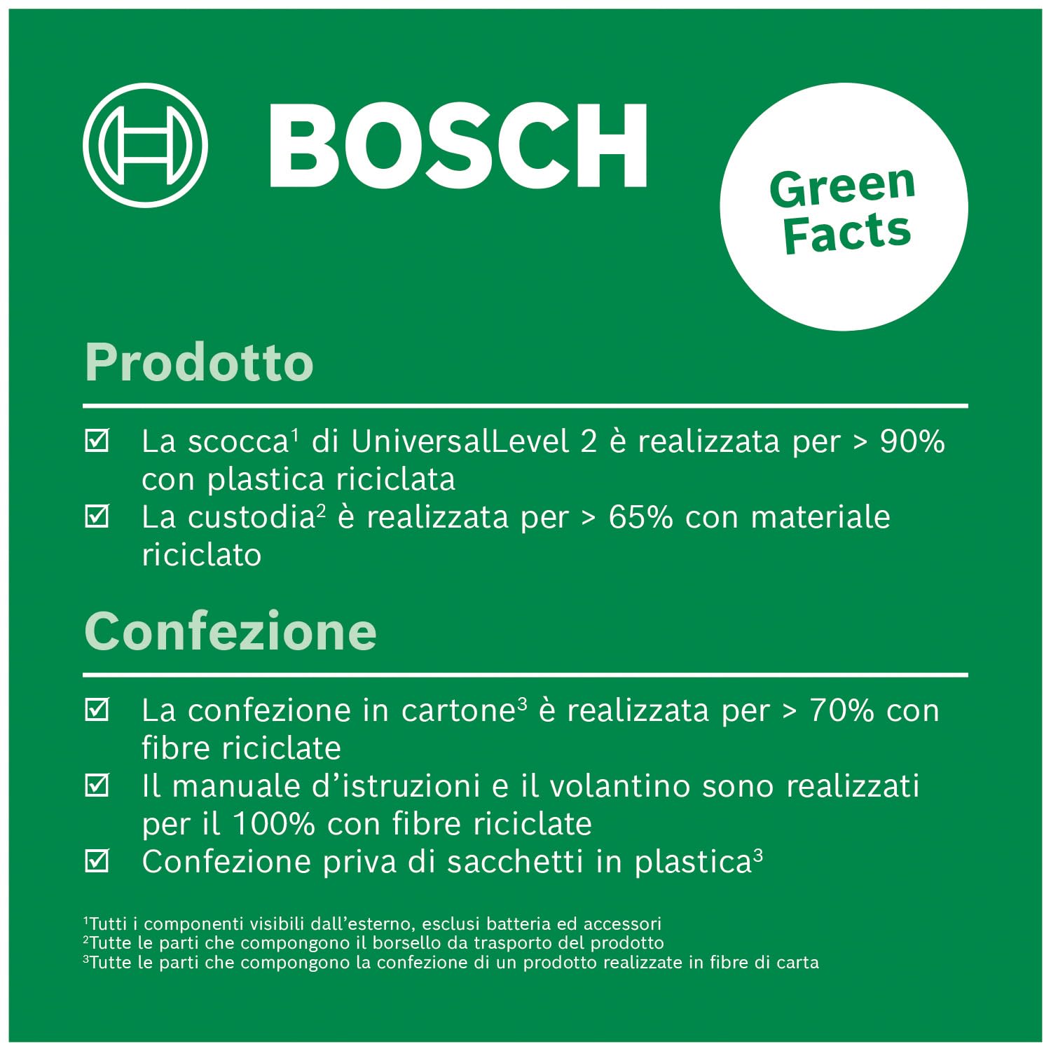 Bosch livella laser multifunzione UniversalLevel 2 (linee laser a croce incl. punti a piombo integrati per un allineamento preciso e un facile trasferimento dell'applicazione, in cartone)