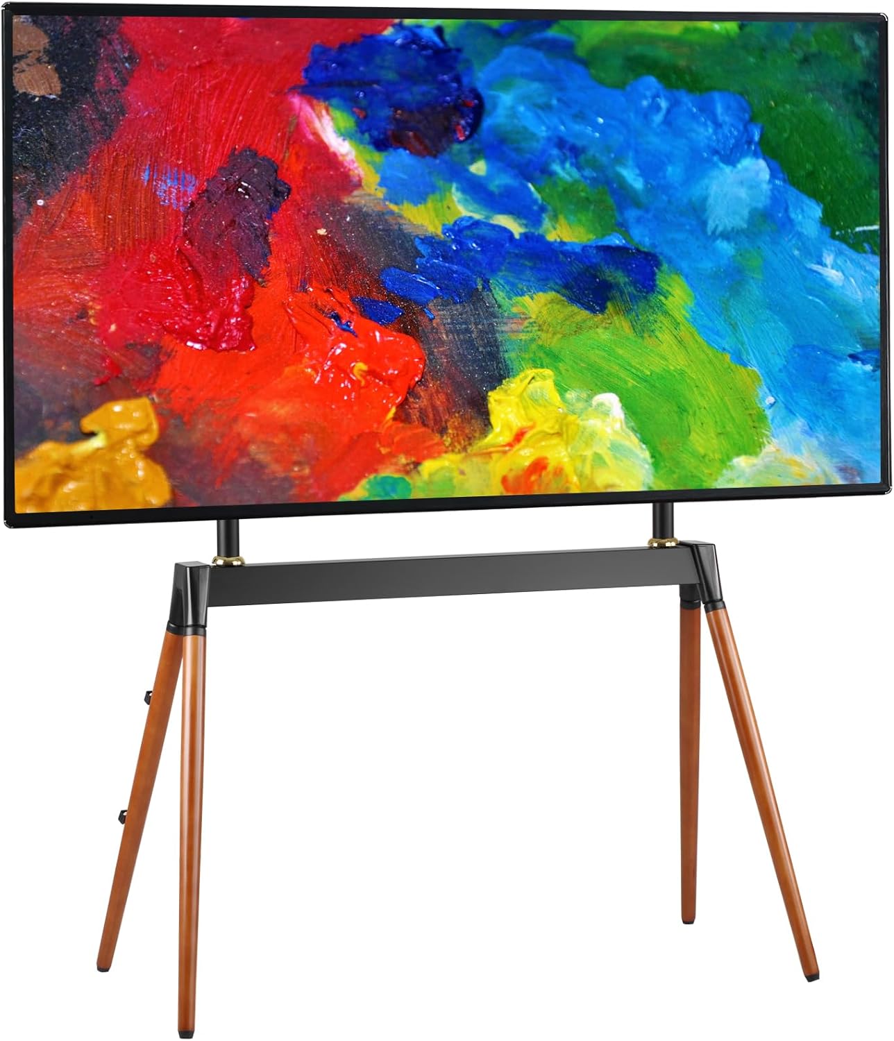 Fydeamer Easel TV Stand, Modern Easel TV Floor Stand