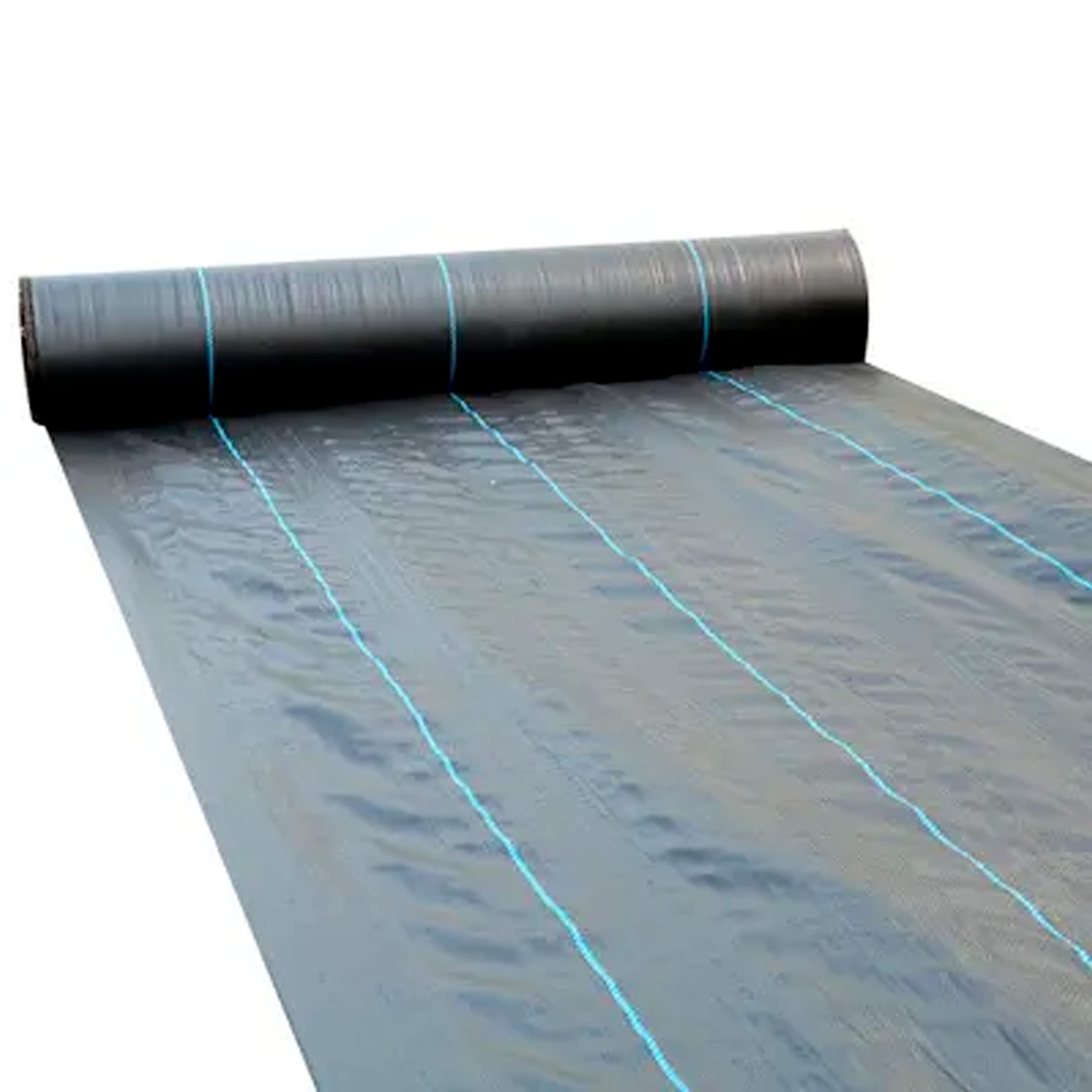 Telo Pacciamatura 90gr/mq in Rotoli Anti Erbacce Pacciamante per Giardino Orto Elevata Stabilizzazione Raggi UV Copertura Terreno Antialga Calpestabile Permeabile Drenante (H 160 cm x 100 M, Nero)