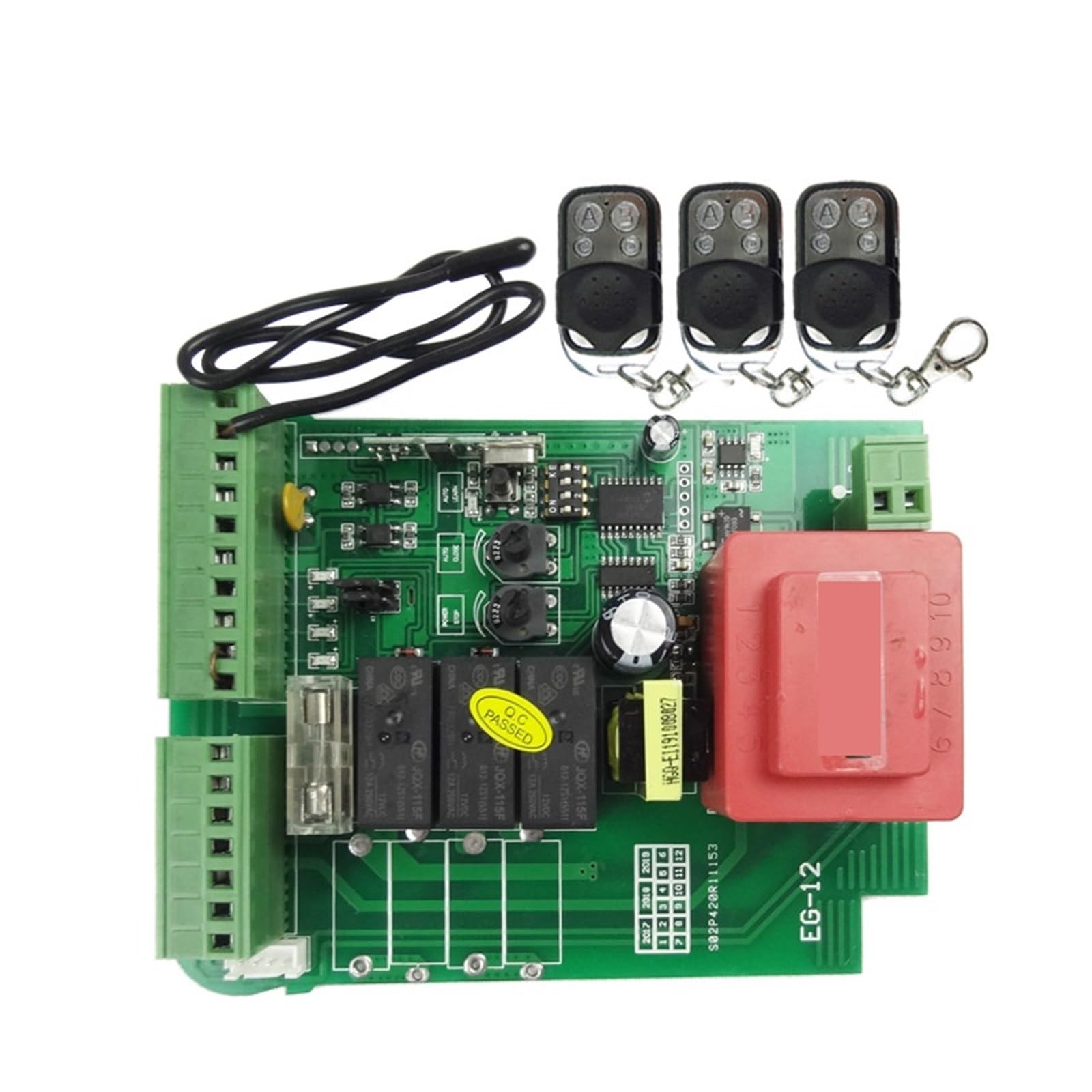 Control Board for AC Motor Sliding Gate Opener Sliding Gate Opener Motor Control Unit PCB Controller Circuit Board Electronic Card Strong Sensitivity(AC220V c)
