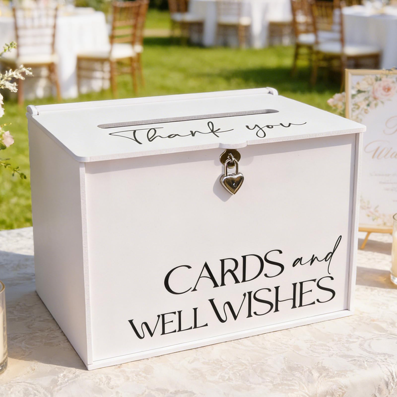 Photo 1 of Valband Extra Large Wedding Card Box with Lock