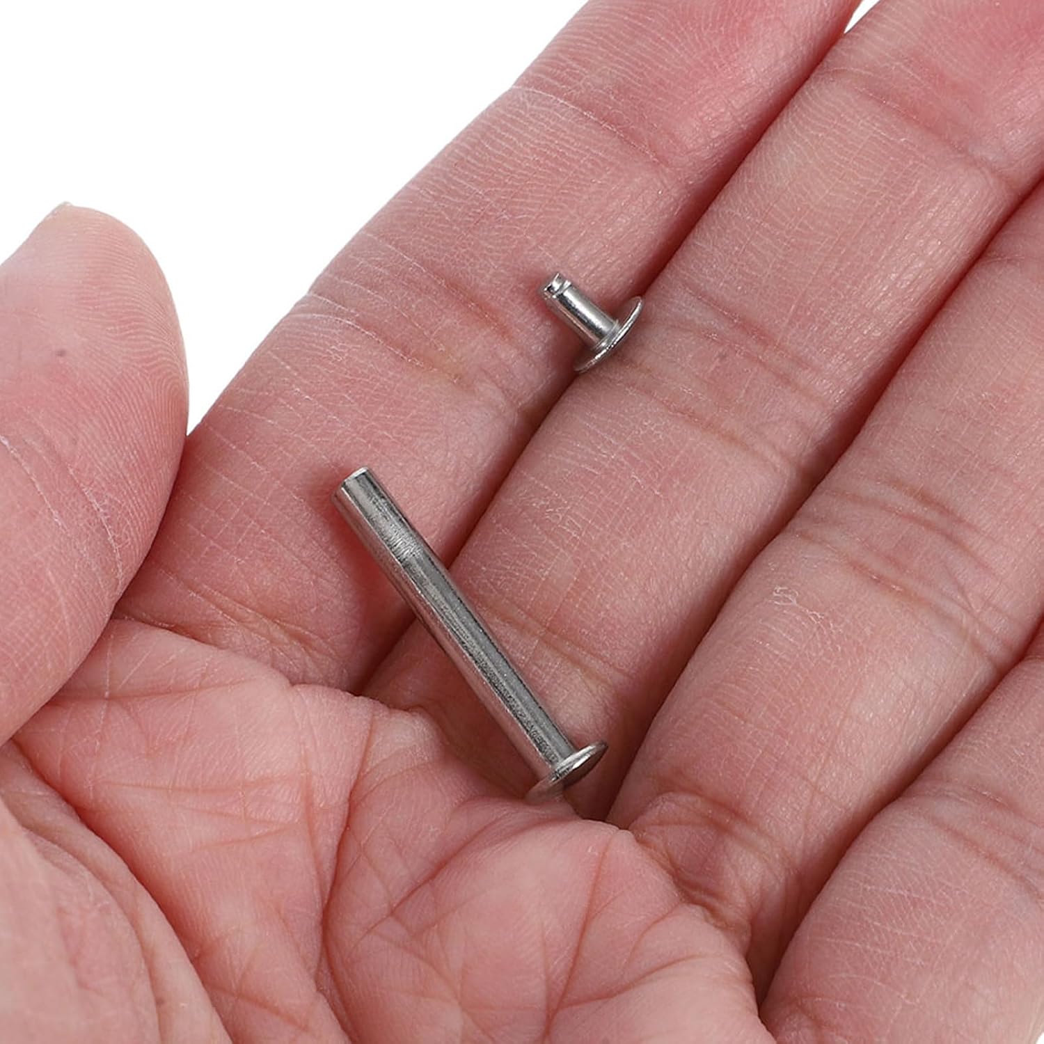 12 Sets Folding Hand Fan Axle Rivet Nails and Nut Repair Kit image 4
