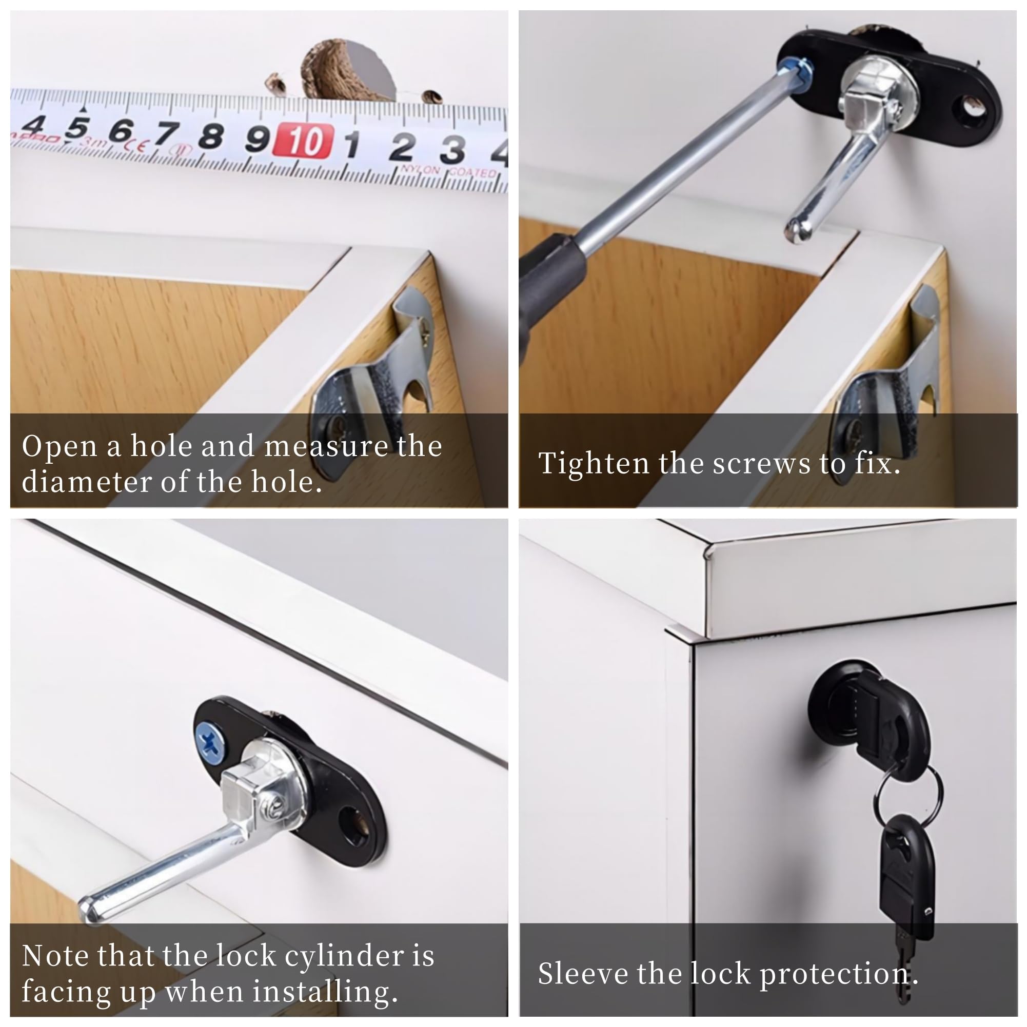 Verrou D'armoire Avec Combinaison De Code Sécurisé, Matériau En Alliage De Zinc, Entrée Sans Clé Pour Armoires Et Boîtes Aux Lettres, Convient Pour