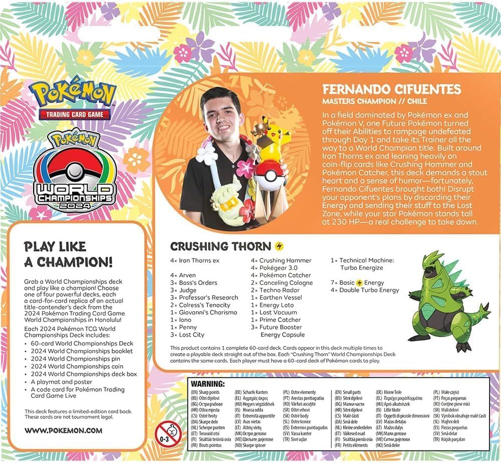 2024 Pokémon TCG World Championships Deck (One Random Deck) - Image 7