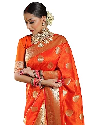 SIRIL Women's Kanjivaram Silk Saree