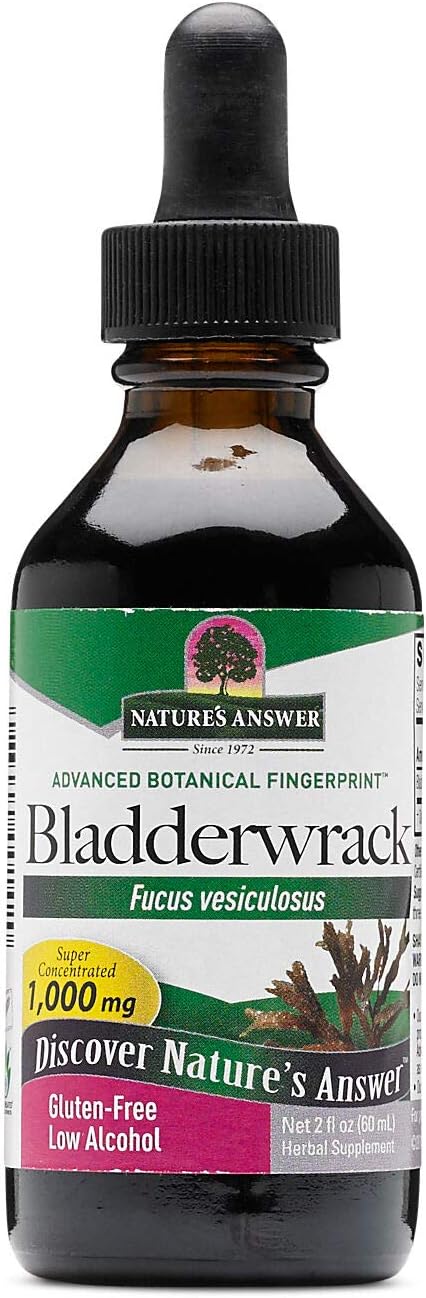 Non Toxic Bladderwrack with organic alcohol, natural immune booster.