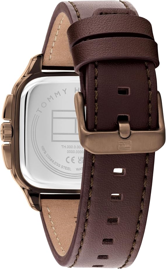 Tommy Hilfiger Analogue Multifunction Quartz Watch for Men - Available with Stainless Steel or Leather Bracelet