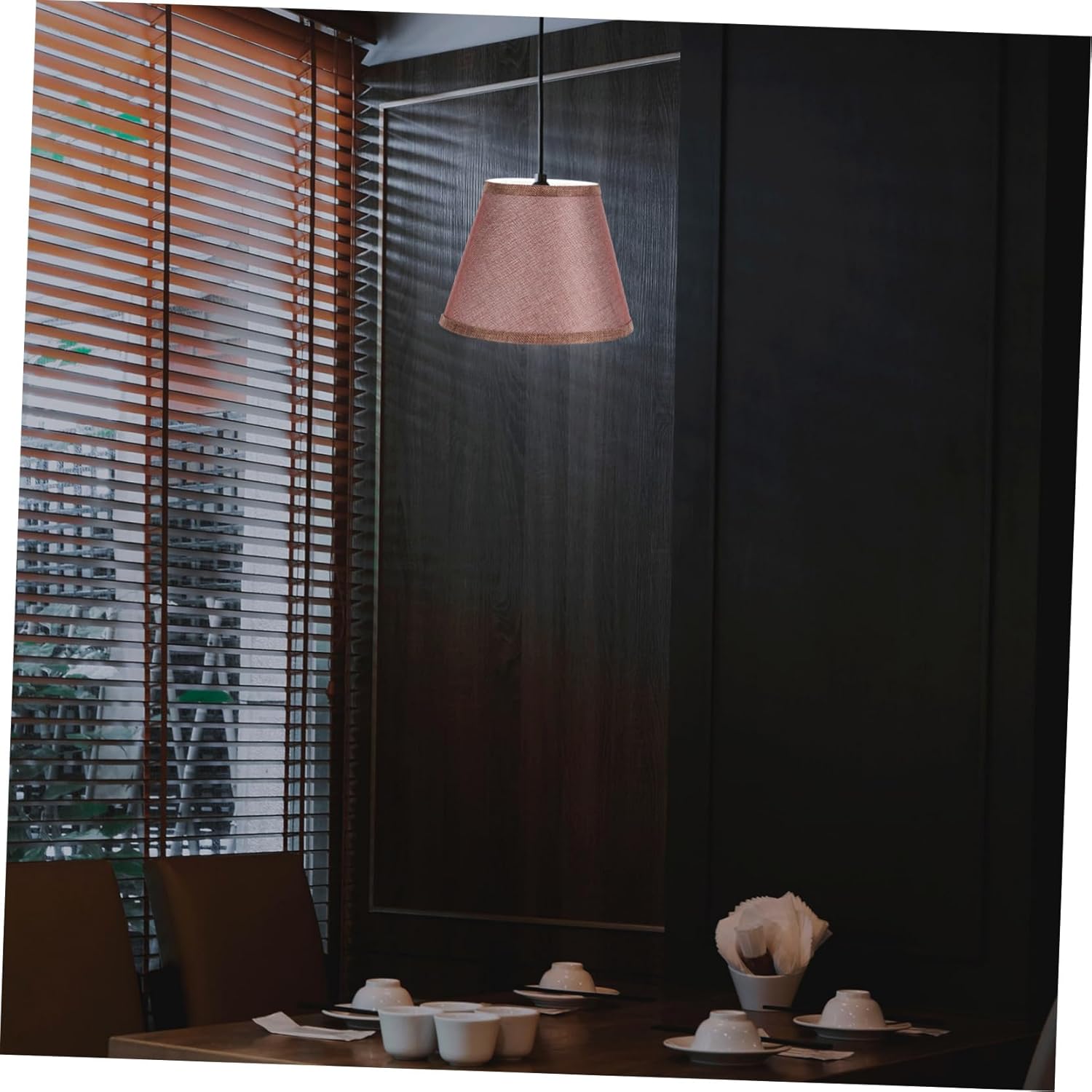 Gadpiparty Small Linen Lampshade Diffuser for Ceiling Light Fabric Wall and Desk Lamp Shade Retro Style Lampshades for Bedroom Living