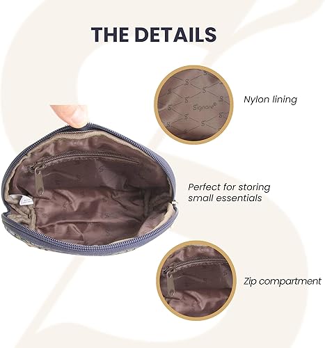 Miniatura 4 de Signare Neceser de maquillaje para mujer con diseño floral (Tulips, COSM-TULWT)