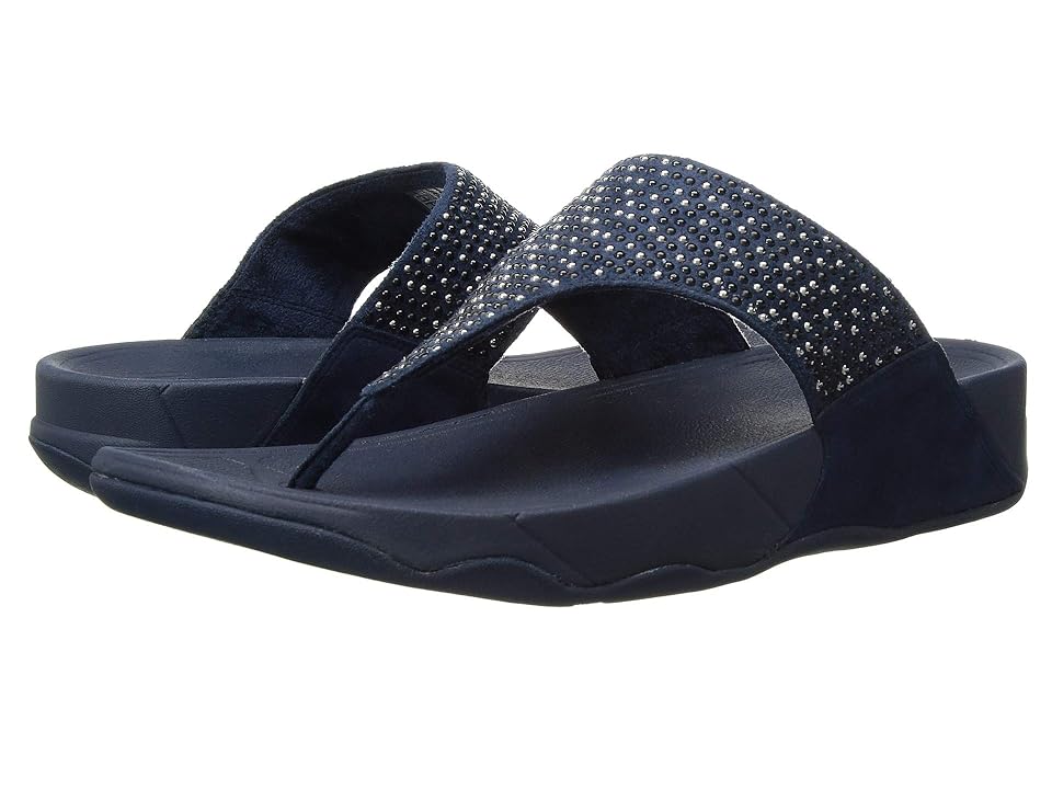 

FitFlop Lulutm Popstud Toe Post (Midnight Navy) Women's Sandals