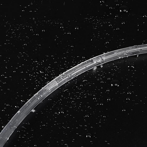TOP-VIGOR 2mm x 3mm PVC Clear Vinyl Tubing, 5M Food Grade Plastic Hose