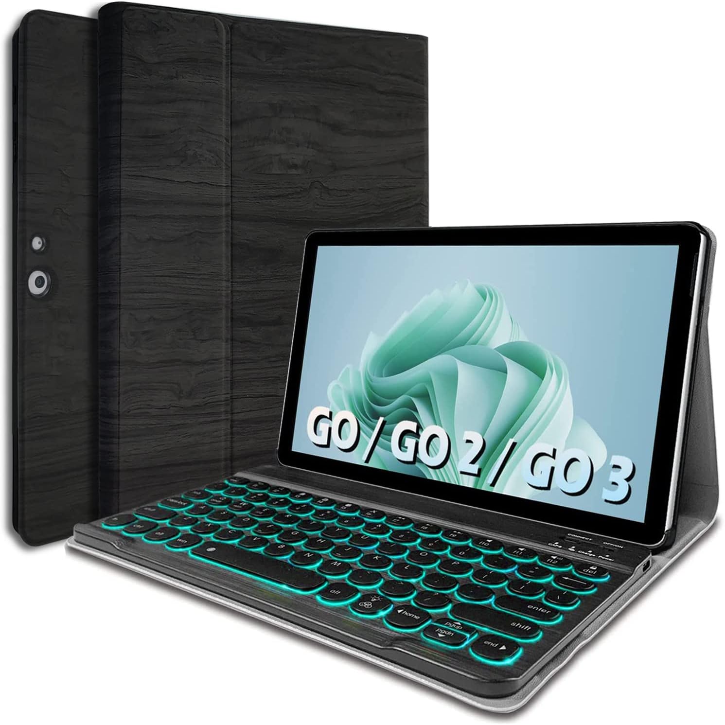 QUARK Teclado Para Microsoft Surface Go (4/3/2/1), Teclado Inalámbrico Bluetooth