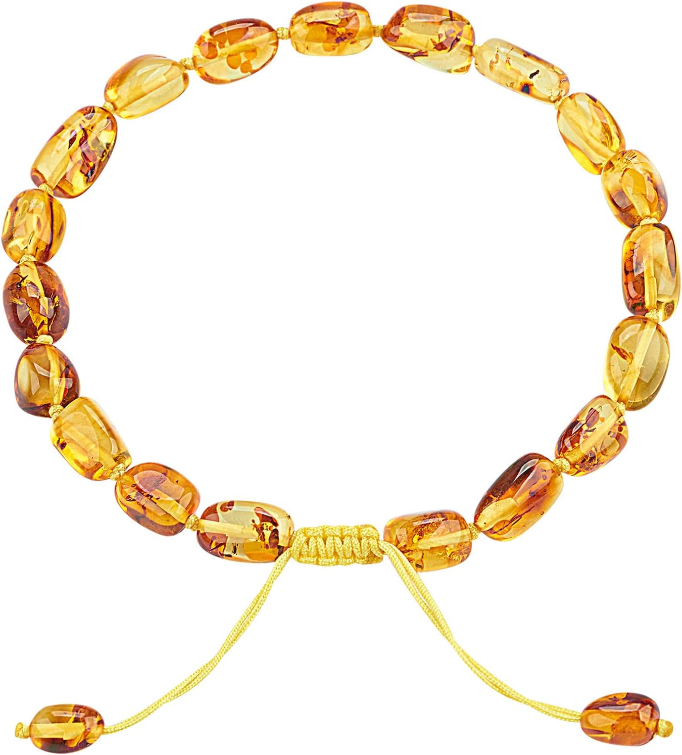 Baltic Amber raw Bracelet Gift Set -100% Certified and Authentic Premium Quality Raw Baltic Amber-True amber stone bead