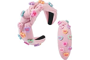 Festive Heart Headbands for Valentine's Day Celebrations