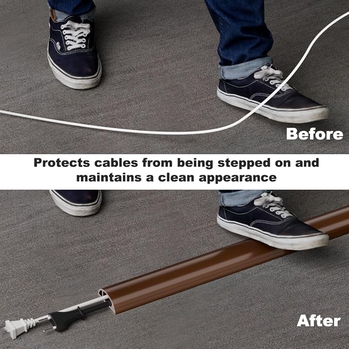 Cubierta de cable extensible con apertura lateral 4 pies silicona miniatura 7