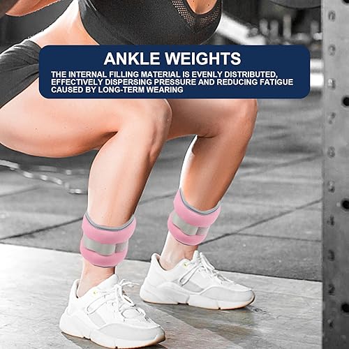 Miniatura 8 de Ankle Weights for Men,Adjustable Hand Fitness Equipment Leg Exercise Weight for Women Men Home Gym Athletes Players Trainers Walking Running