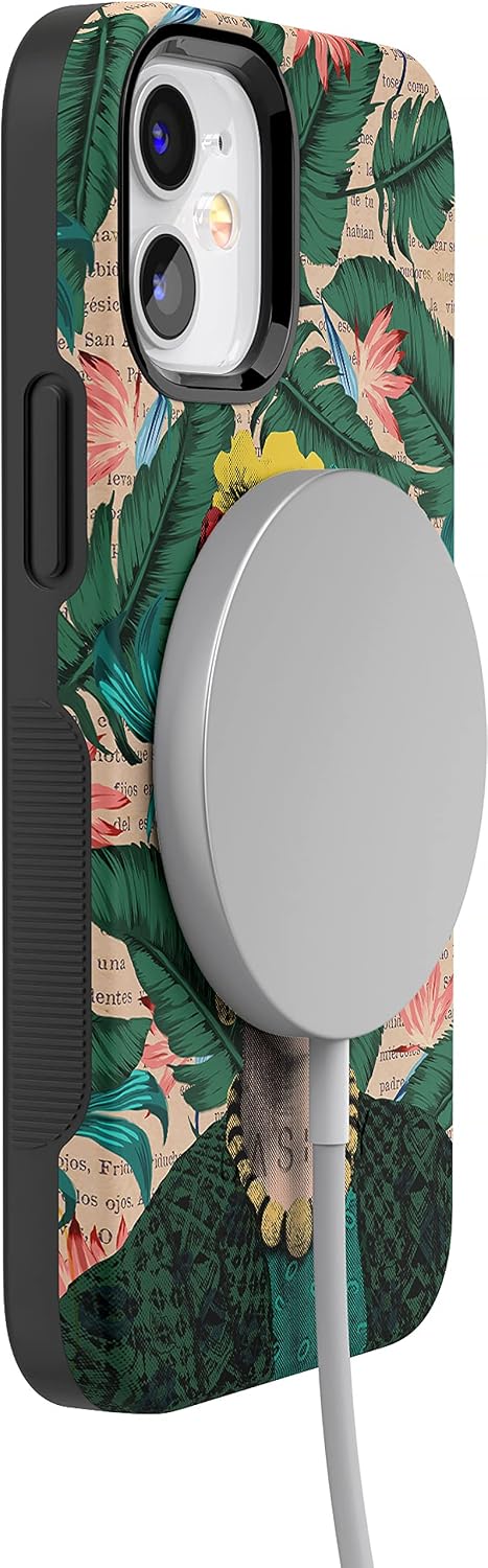 Casely iPhone 12 Mini Case | Find Your Muse | Frida Kahlo Portrait | Bold Protective Design | Compatible with MagSafe